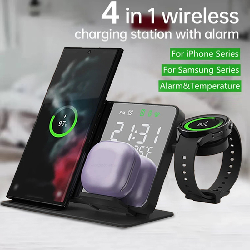 Watches Smartwatch Samsung - 무선 충전기 알람 시계 스탠드 고속