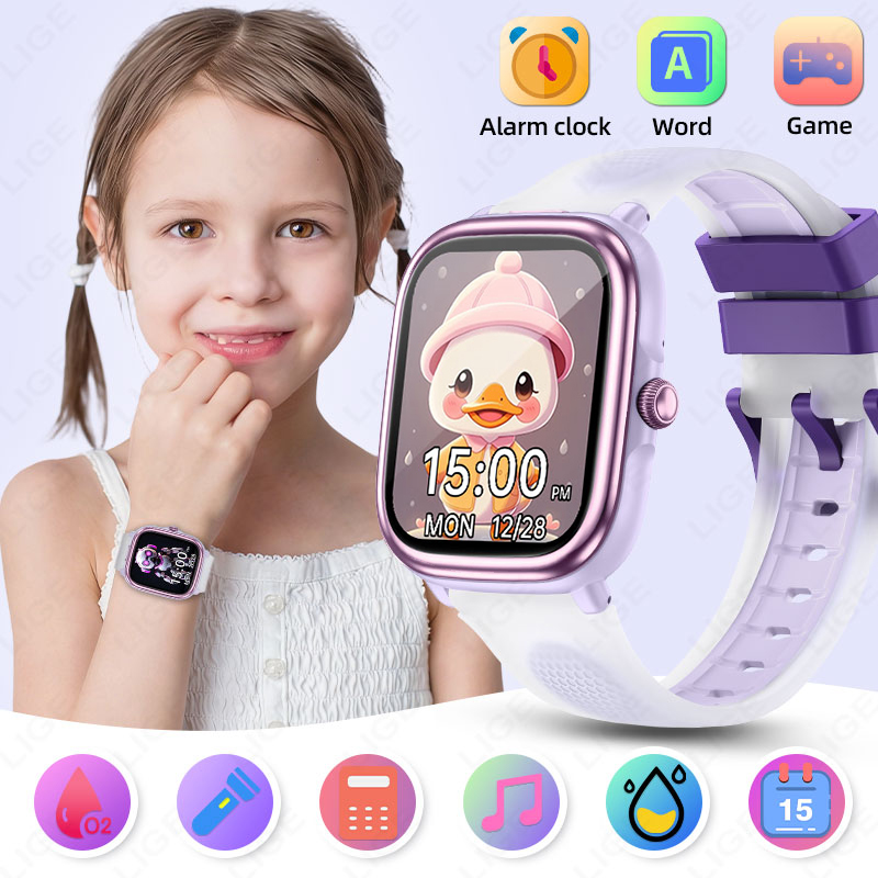 French Connection Watches Smartwatch App - LIGE 키즈 스마트워치 1.83인치 심박수 수면