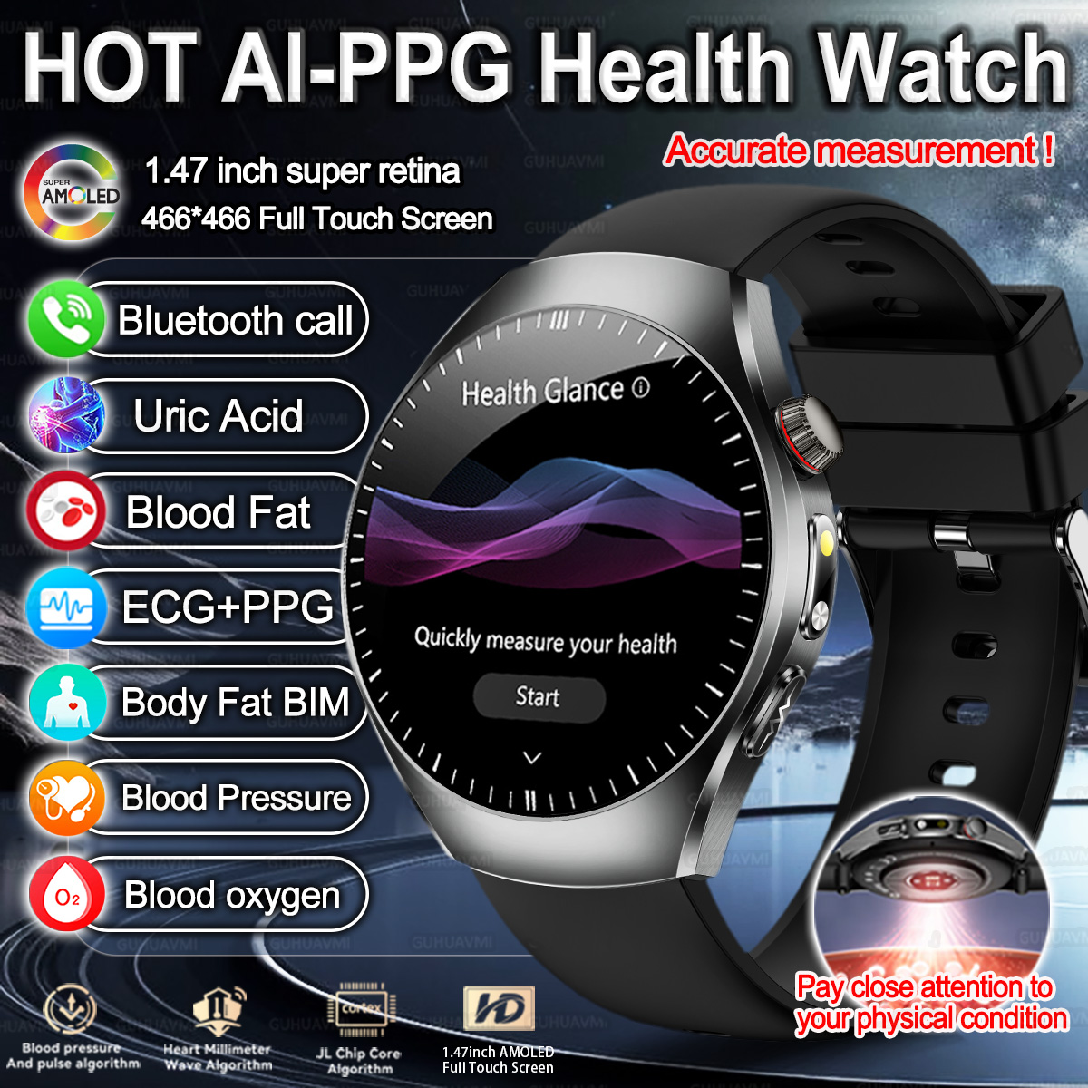 Smartwatch Watches Brands For Women - 신제품 2026 업그레이드 건강 검사 스마트워치