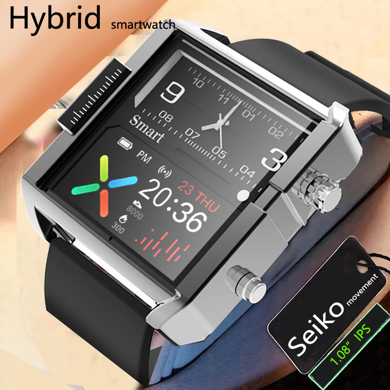 Altimeter Compass Watch - T9 하이브리드 스마트워치, 심박수 혈압 모니터,