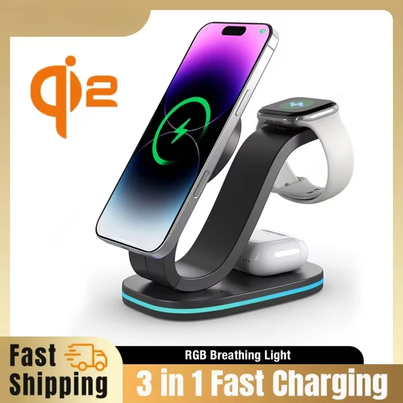 Watch 7 Smartwatch Iphone - qi2 3 in 1 Magsafe iPhone