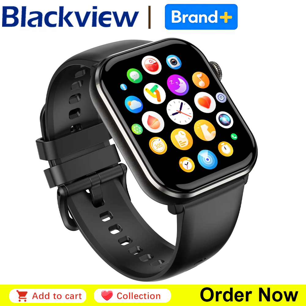 Smartwatch Watches For Girls - Blackview R60 블루투스 통화 스마트워치 1.96''
