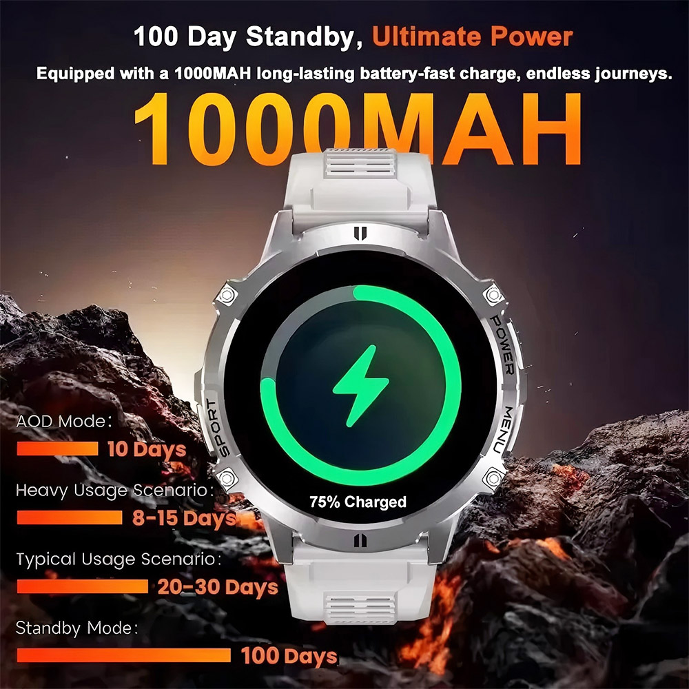2026년 새롭게 업그레이드된 GPS 군용 스포츠 스마 - Altimeter Compass Watch 리뷰 및 가격
