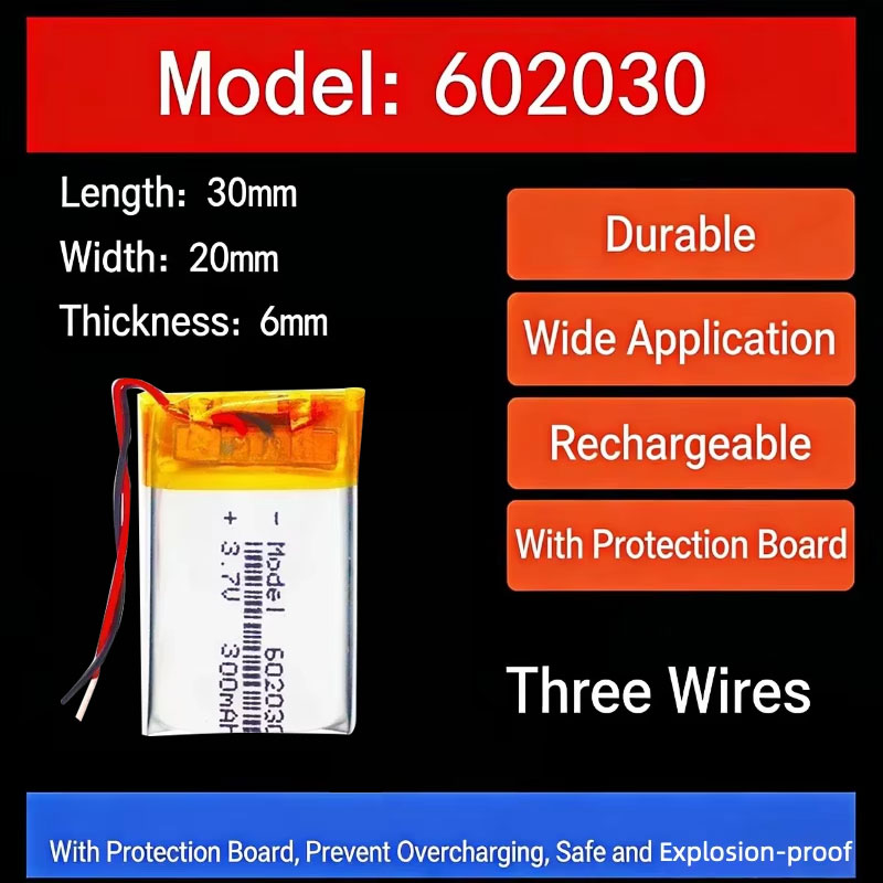 3.7V 300mAh 602030 리튬 배터리 무선 블 - Watch Smart Smartwatch 리뷰 및 가격
