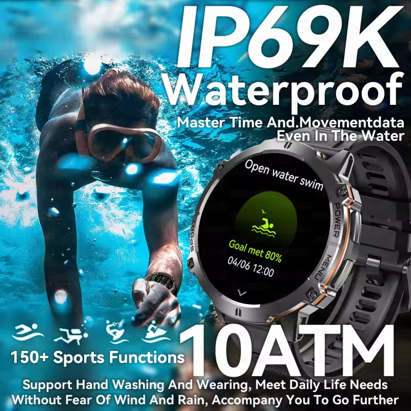 2026년형 군용 1000mAh 스포츠 스마트워치 남성 - Altimeter Compass Watch 리뷰 및 가격