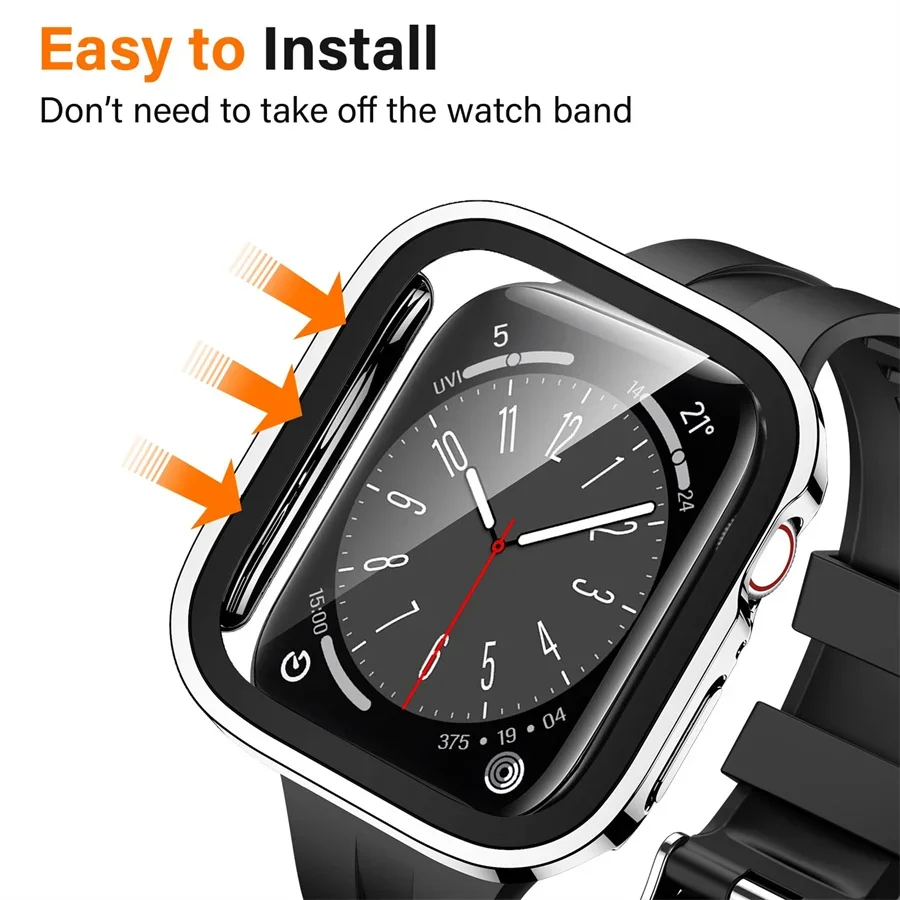 Apple Watch 케이스 시리즈 9 8 7 6 5  - Smartwatch Watches For Girls 리뷰 및 가격