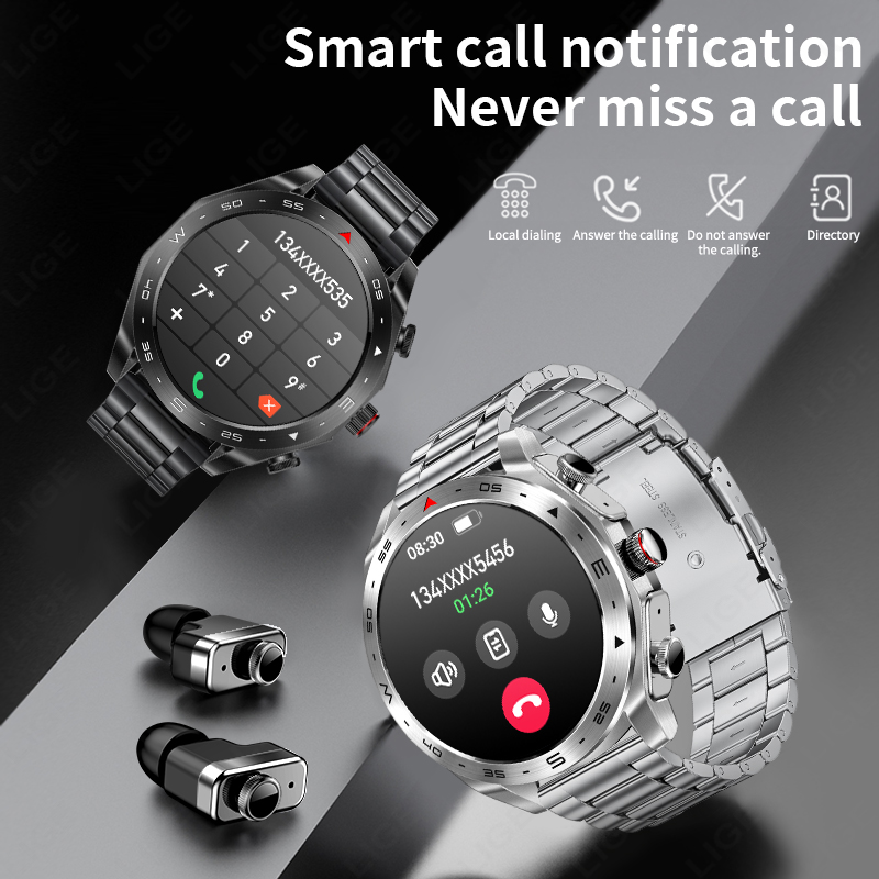 LIGE TWS 이어버드 블루투스 헤드셋 스마트워치 여 - Smartwatch Noise Watches For Women 리뷰 및 가격