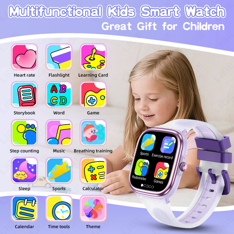 LIGE 키즈 스마트워치 1.83인치 심박수 수면 모니 - French Connection Watches Smartwatch App 리뷰 및 가격