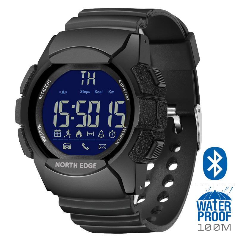 NORTH EDGE AK 100M 방수 야외 스포츠 스 - Smartwatch Watches For Men Digital 리뷰 및 가격