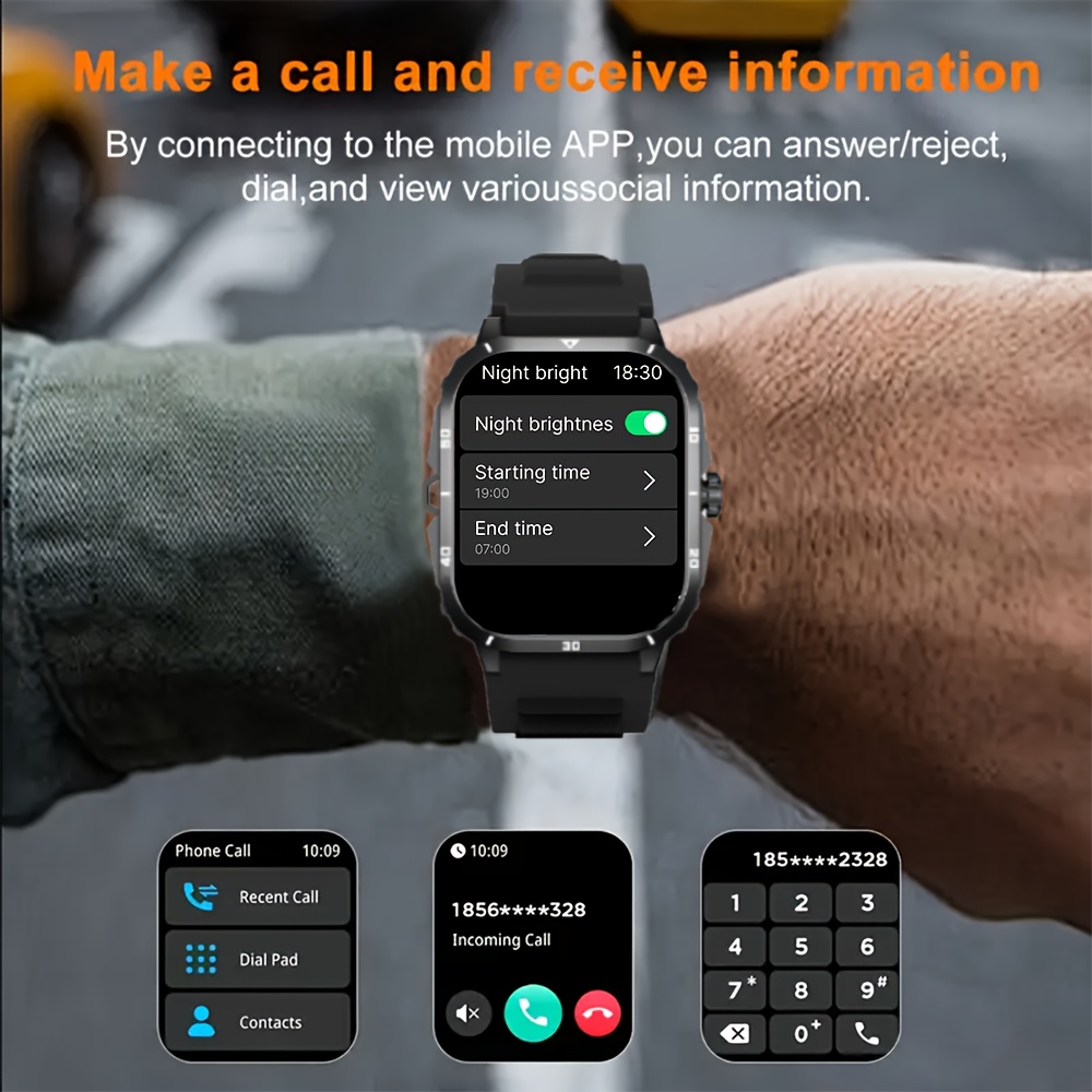 야외용 남성용 스마트 워치 2.01인치 풀 터치 스크린 - Watch 7 Smartwatch Iphone 리뷰 및 가격