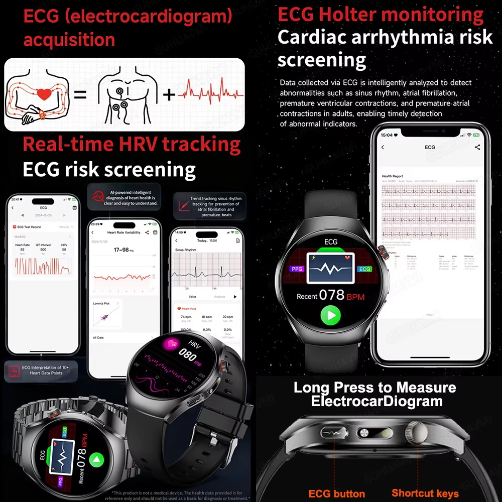 신제품 2026 업그레이드 건강 검사 스마트워치 ECG - Smartwatch Watches Brands For Women 리뷰 및 가격