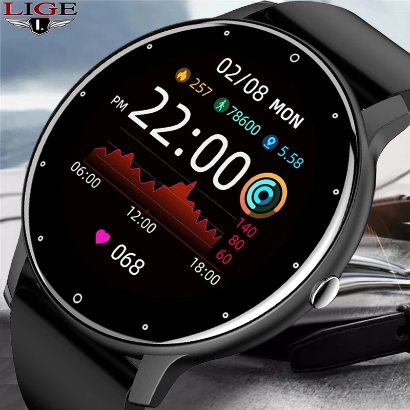 LIGE 2026 새로운 스마트워치 남성용 풀 터치 스 - Smartwatch Watches For Men Digital 리뷰 및 가격