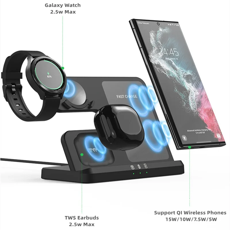 삼성 갤럭시 워치, 버즈, 휴대폰용 3 in 1 충전기 - Watches Smartwatch Samsung 리뷰 및 가격