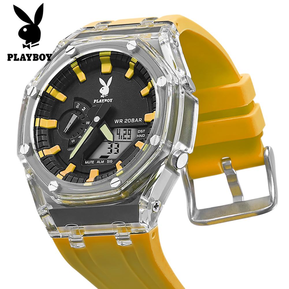 PLAYBOY 2066 브랜드 오리지널 전자 패셔너블  - Smartwatch Watches For Men Digital 리뷰 및 가격