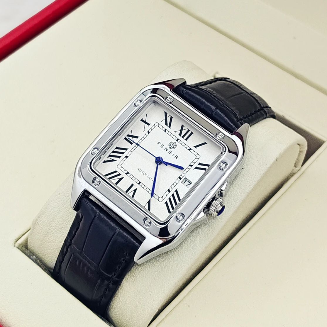새로운 고급 비즈니스 캐주얼 남성용 쿼츠 시계, 사각형 - Smartwatch Watches Brand Name 리뷰 및 가격