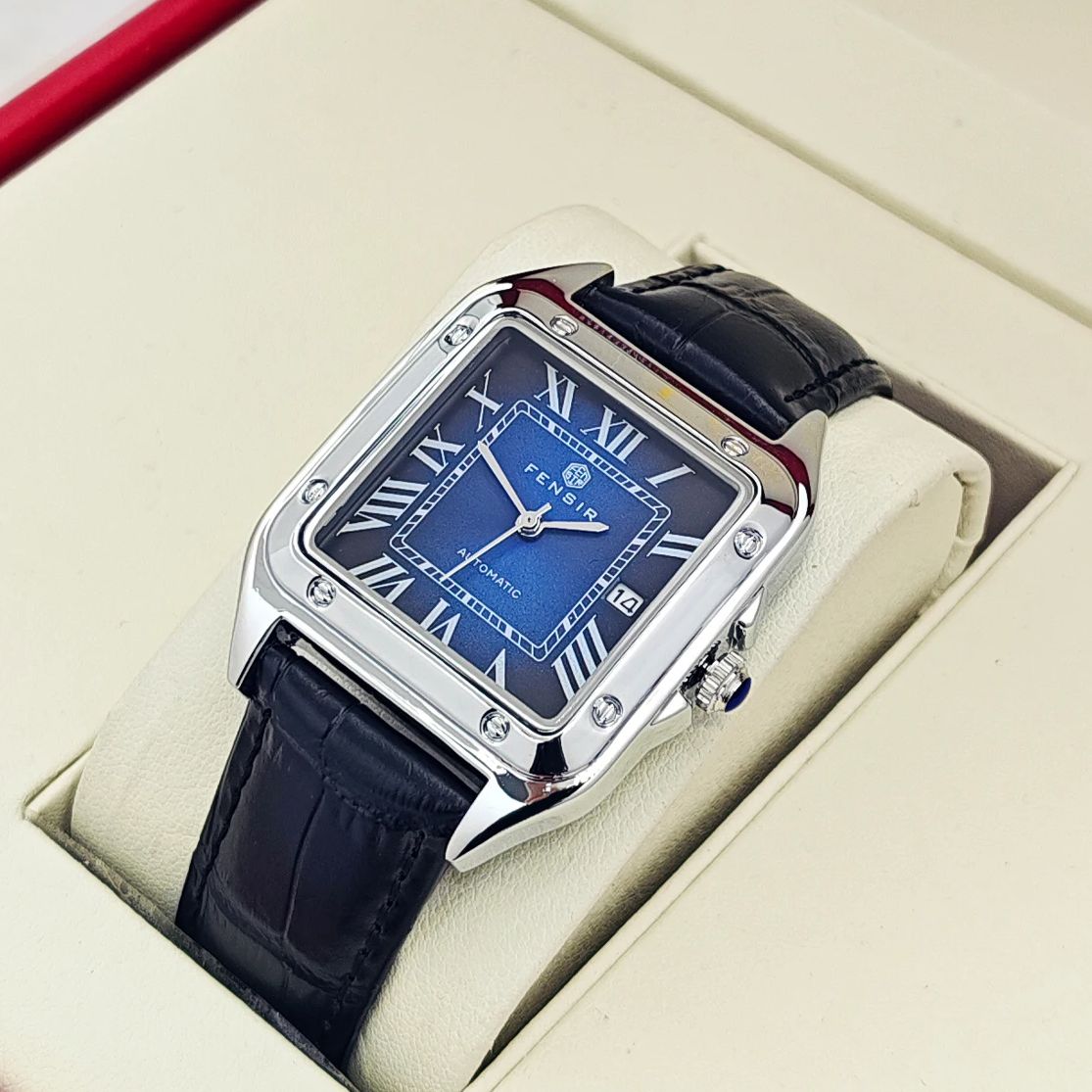 새로운 고급 비즈니스 캐주얼 남성용 쿼츠 시계, 사각형 - Smartwatch Watches Brand Name 리뷰 및 가격