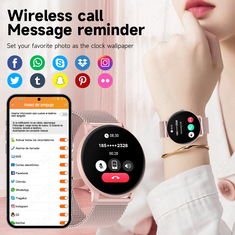 2026 새로운 여성 블루투스 통화 스마트 시계 심박수 - Smartwatch Health Watches For Women 리뷰 및 가격