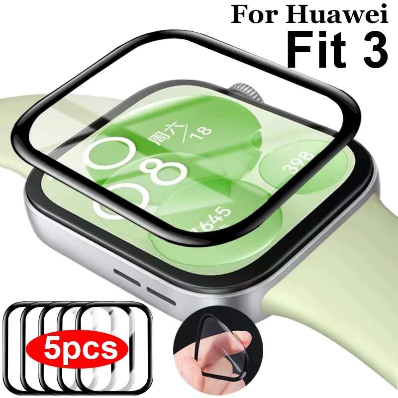화웨이 워치핏 3, 4 스마트워치용 9D 곡면 필름 1 - Smartwatch Watch Huawei 리뷰 및 가격