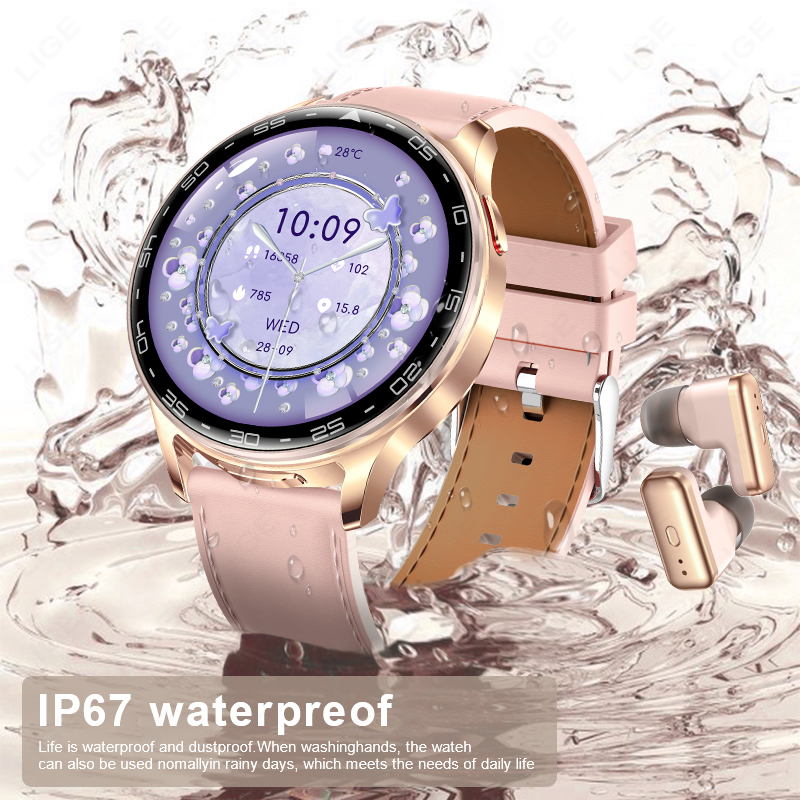 2 In 1 TWS 헤드셋 스마트 워치 여성 1.39  - Smartwatch Noise Watches For Women 리뷰 및 가격