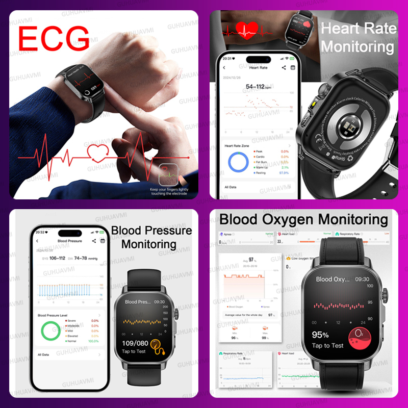 새로운 오리지널 여성 맞춤형 AI 건강 스마트워치 EC - Smartwatch Health Watches For Women 리뷰 및 가격