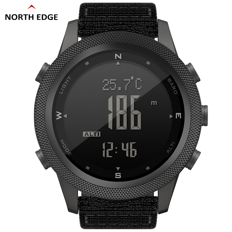 NORTH EDGE 남성용 디지털 시계, APACHE- - Altimeter Compass Watch 리뷰 및 가격