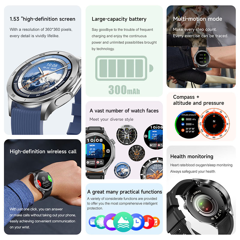 OPPO Watch X 스마트 워치 남성용 하이 엔드  - Smartwatch Timex Watches For Men 리뷰 및 가격
