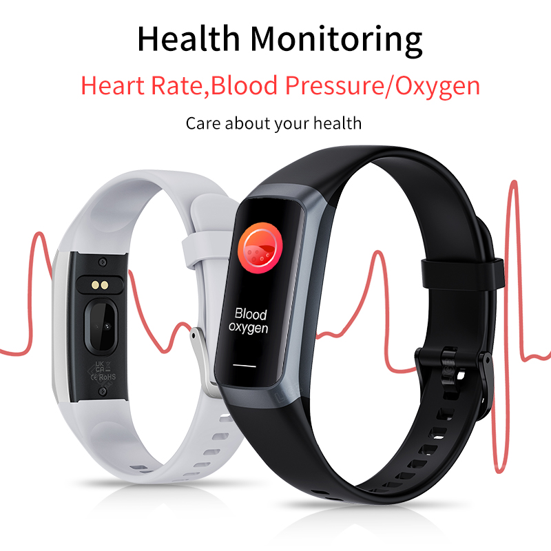 LIGE 1.1인치 아몰레드 심박수 모니터 스마트 팔찌 - Smartwatch Health Watches For Women 리뷰 및 가격