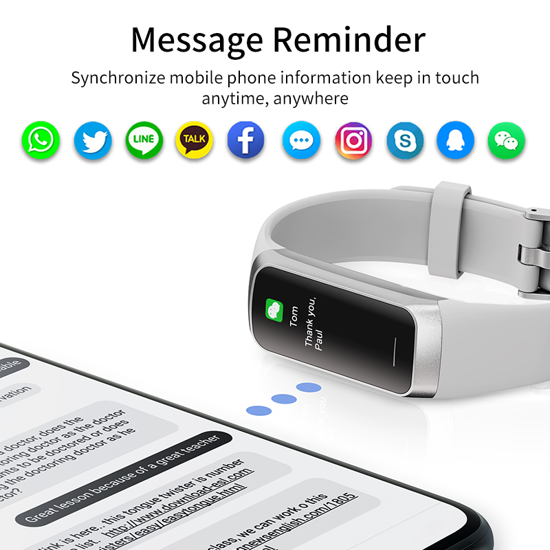 LIGE 1.1인치 아몰레드 심박수 모니터 스마트 팔찌 - Smartwatch Health Watches For Women 리뷰 및 가격
