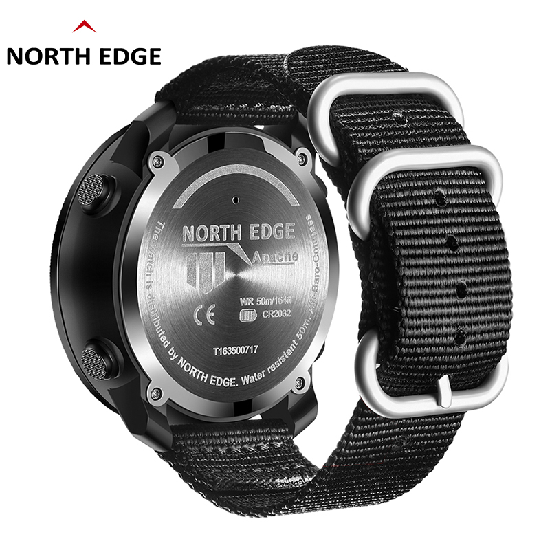 남성용 NORTH EDGE 시계, APACHE 50mm - Altimeter Compass Watch 리뷰 및 가격