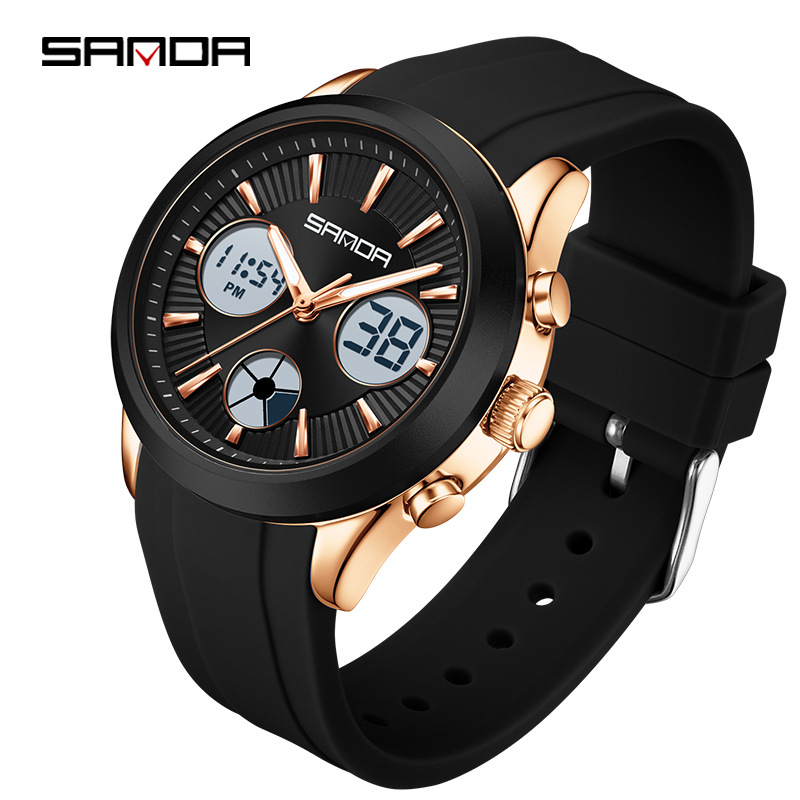 SANDA 전자 시계 야광 3시간 다기능 스포츠 시계  - Smartwatch Watches For Girls 리뷰 및 가격