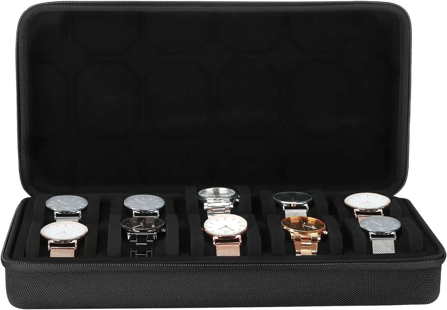 10 슬롯 시계 상자 주최자 휴대용 지퍼 시계 여행용  - Tag Watches Smartwatch 리뷰 및 가격