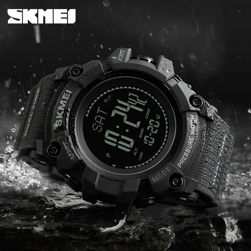 SKMEI 1358 고도계 날씨 추적기 방수 reloj - Altimeter Compass Watch 리뷰 및 가격