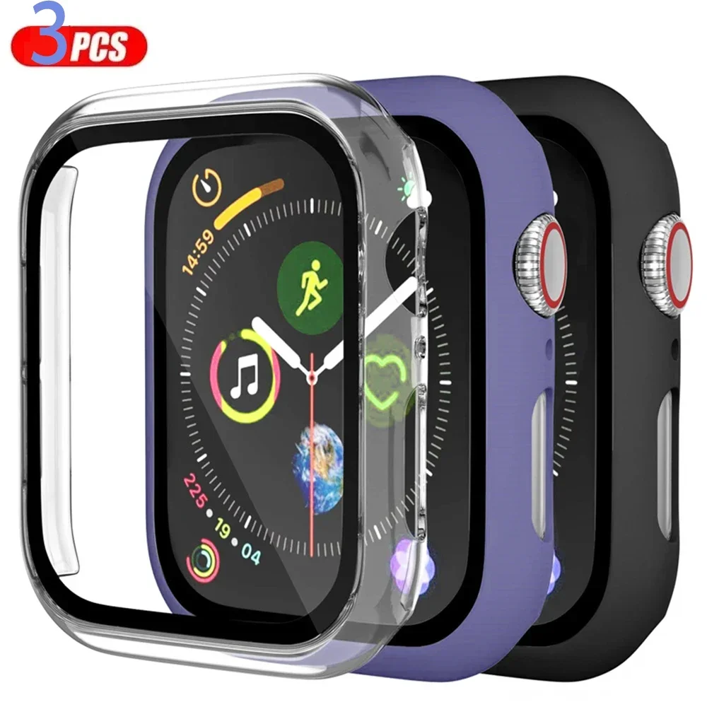 3 팩 유리 + 커버 Apple Watch 케이스 44 - Smartwatch Watches For Girls 리뷰 및 가격