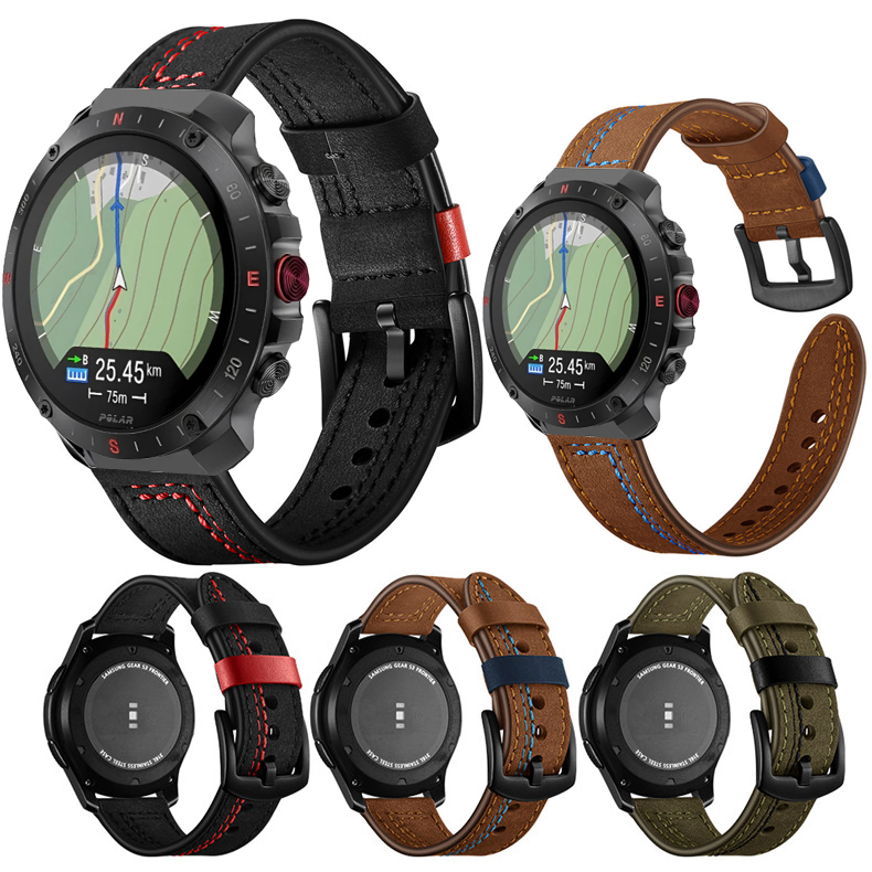 퀵릴리즈 가죽 시계 밴드, POLAR Grit X2 P - Titan Watches Smartwatch 리뷰 및 가격