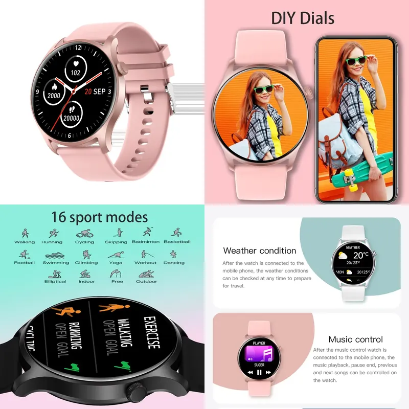 SENBONO MAX8 남성용 스마트 시계 여성용 음악 - Watch Smart Smartwatch 리뷰 및 가격