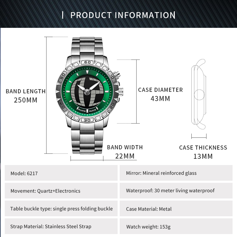 럭셔리 비즈니스 남성용 디지털 시계 방수 야광 손목시계 - Smartwatch Watches For Men Digital 리뷰 및 가격