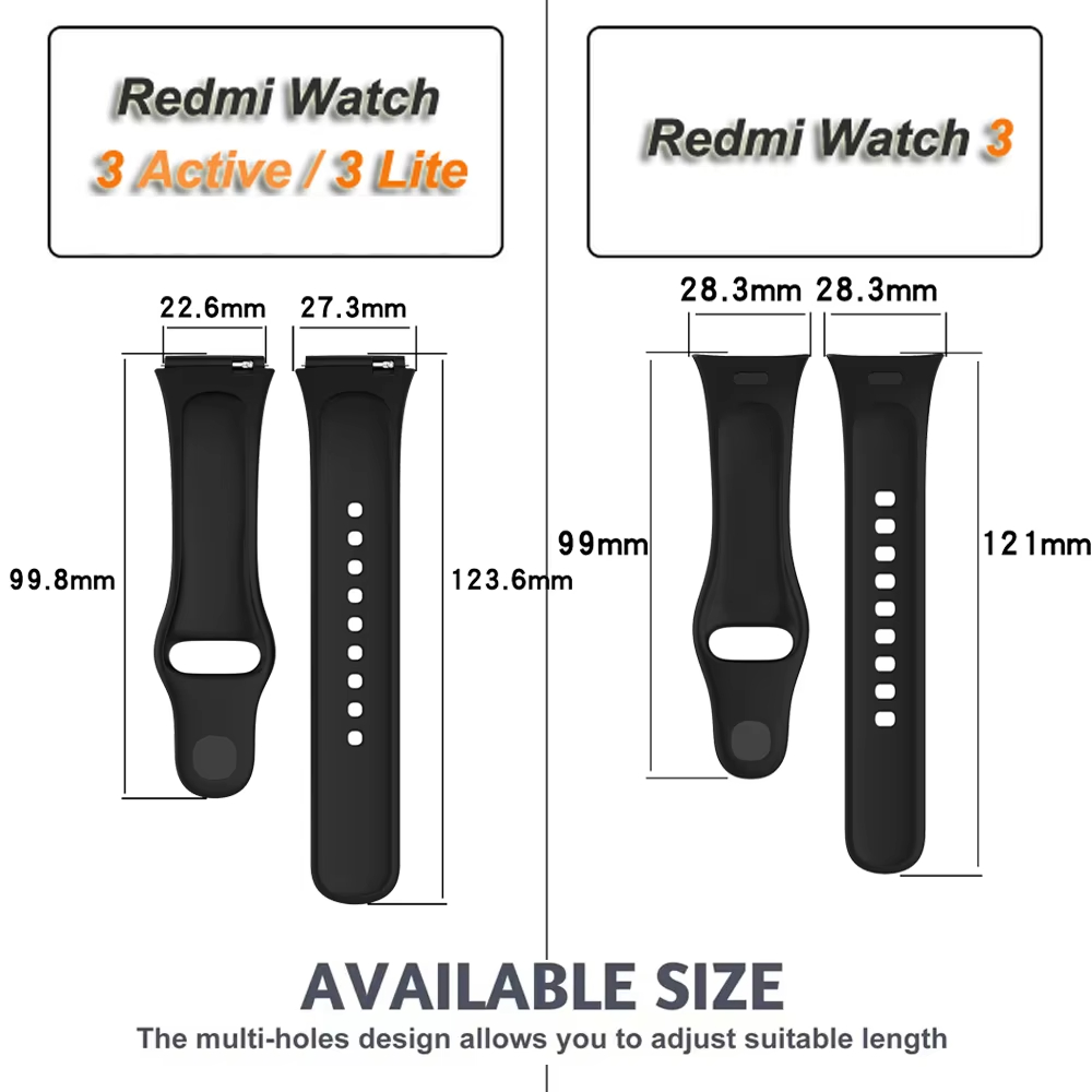 레드미 워치 3 액티브 스마트워치용 공식 실리콘 밴드  - Tag Watches Smartwatch 리뷰 및 가격