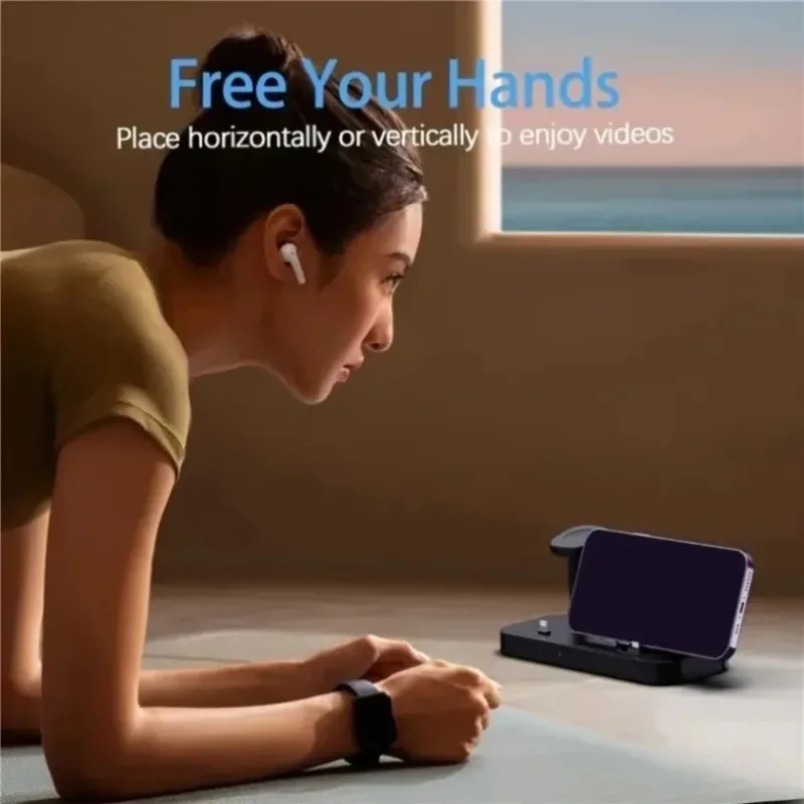 3 in 1 무선 충전기 듀얼 코일 고속 충전 스탠드  - Watches Smartwatch Samsung 리뷰 및 가격