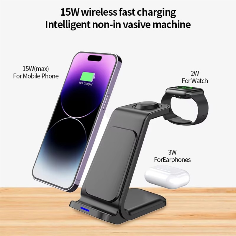 15W 3 in 1 무선 충전 스탠드 독 아이폰 삼성  - Watch 7 Smartwatch Iphone 리뷰 및 가격