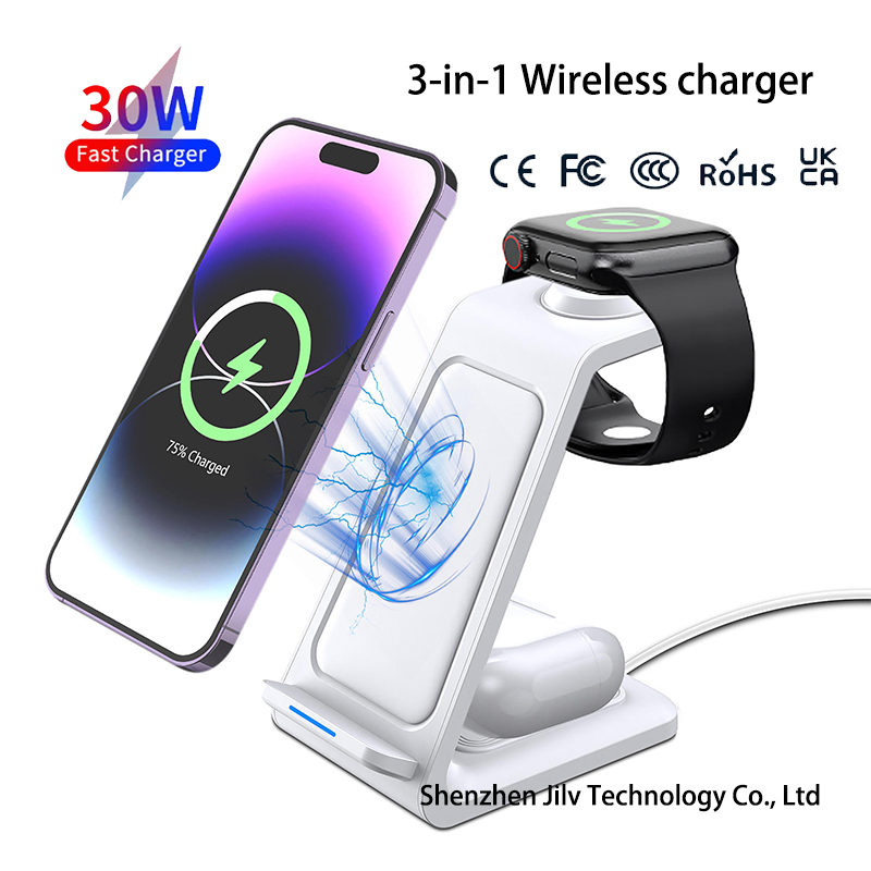 15W 3 in 1 무선 충전 스탠드 독 아이폰 삼성  - Watch 7 Smartwatch Iphone 리뷰 및 가격