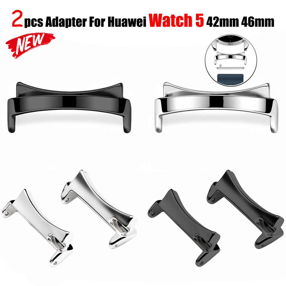 화웨이 시계 5 42mm 스마트워치용 2개 어댑터 화웨 - Smartwatch Watch Huawei 리뷰 및 가격