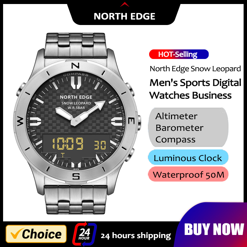 NORTH EDGE 남성용 스포츠 디지털 시계 방수 5 - Altimeter Compass Watch 리뷰 및 가격
